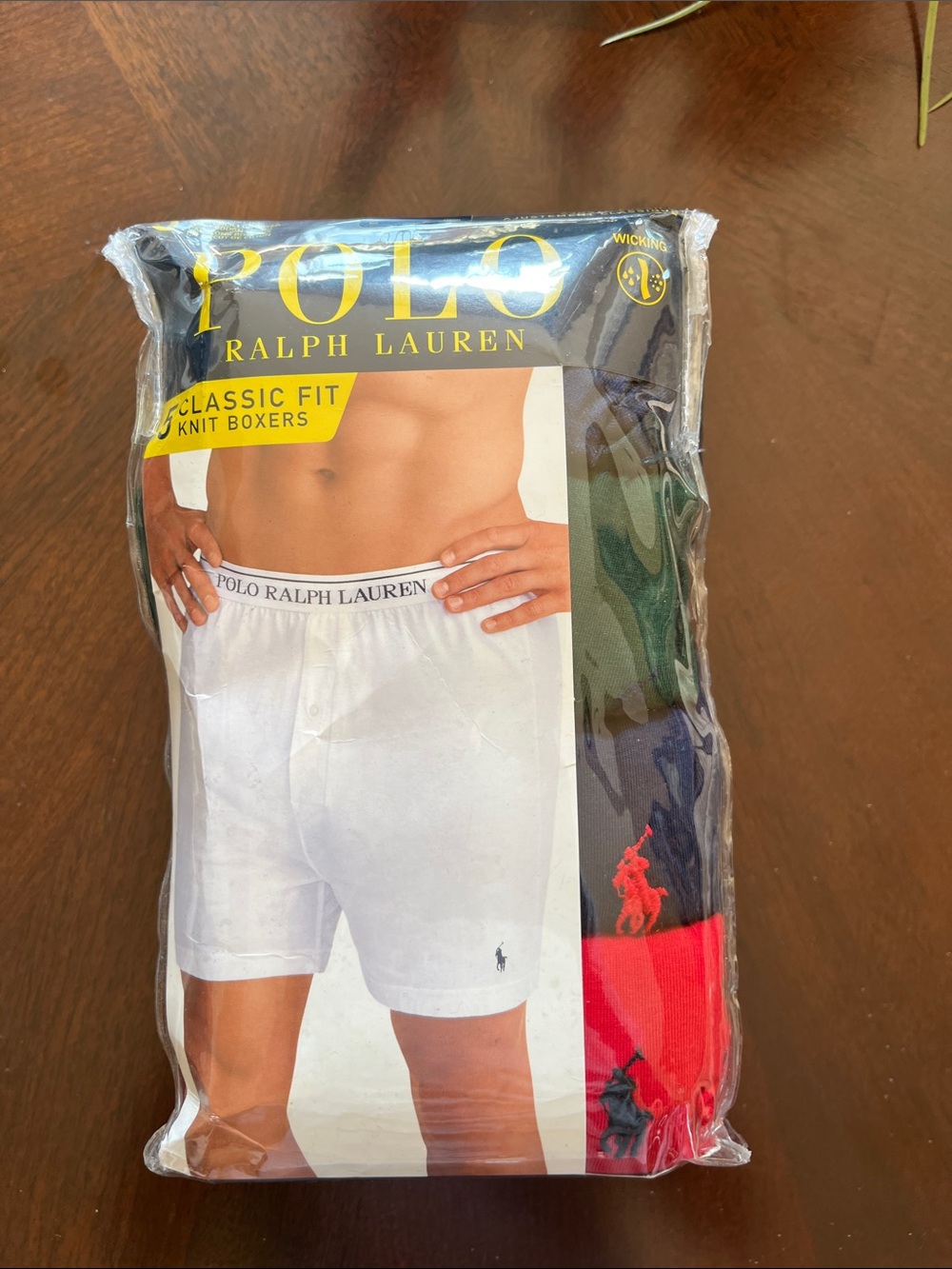 Polo by Ralph Lauren Men's Classic Fit Knit Boxers - White, Navy, Green, Red